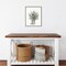 Seasonal Charm Greenery I (Christmas Vase) by Anne Tavoletti 16-in. W x 20-in. H. Canvas Wall Art Print Framed in Grey